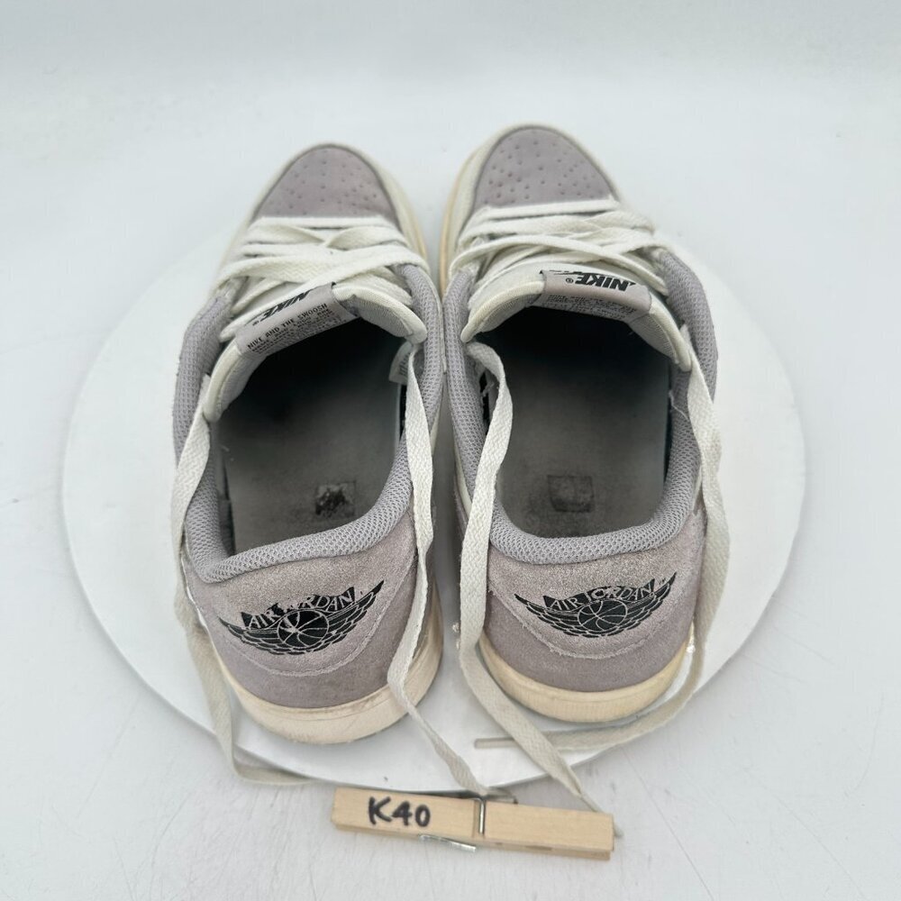 Nike Air Jordan 1 Retro Low Men Size 10 CZ0790-101 Atmosphere Grey White shoes - Picture 9 of 11